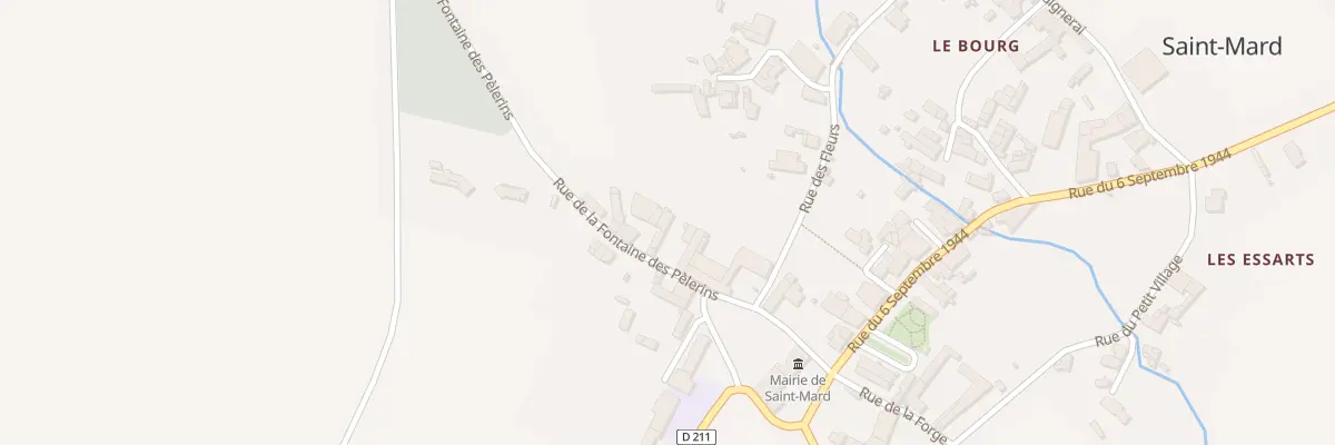 Plan du 5291 Le Bourg à Saint-Mard