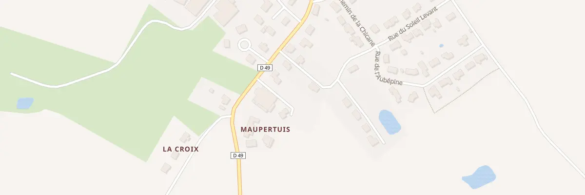 Plan du 5 Rue de Maupertuis à Menomblet