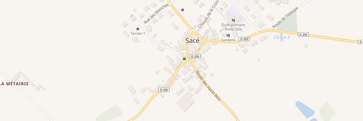 Plan du 13 Rue des Lilas à Sacé