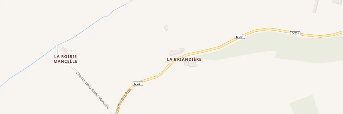 Plan du 6 Rte des Bruyères à Saint-Fraimbault