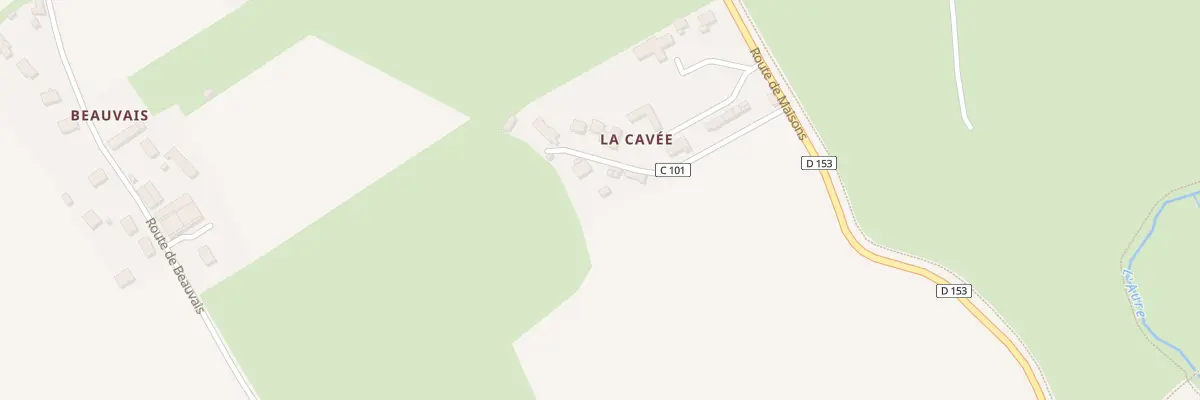 Plan du 88 Hameau de la Cavée à Vaux-sur-Aure