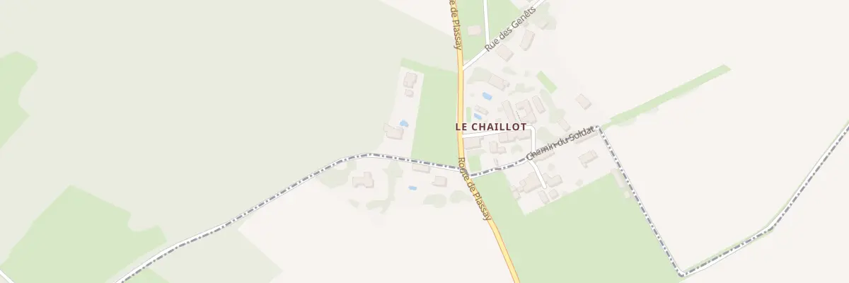 Plan du 6 Chem du Soldat à Plassay