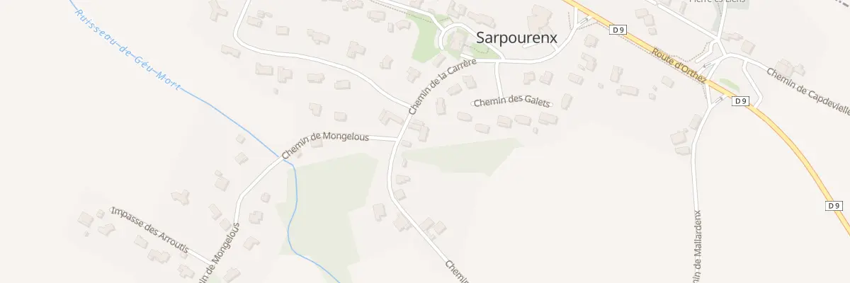 Plan du 21 Che de la Carrère à Sarpourenx