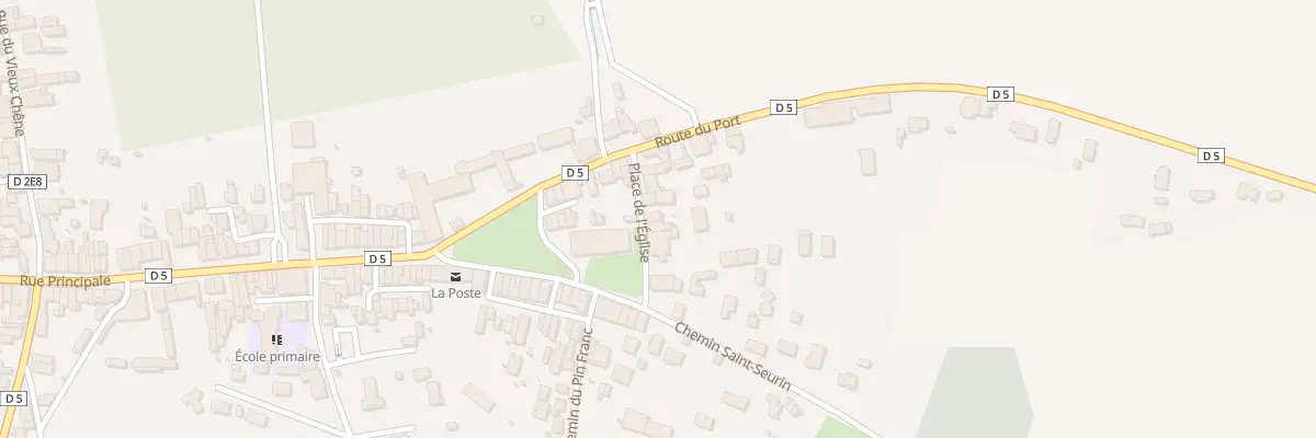 Plan du 41B Pl de l’Eglise à Lamarque