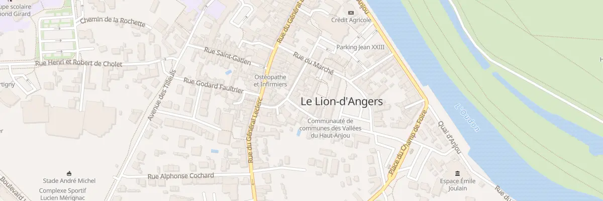 Plan du 11 Rue du Champ de Foire au Lion-d’Angers