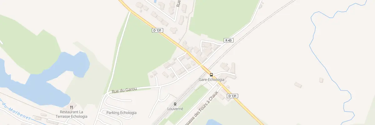 Plan du 2 Rue du Garou à Louverné