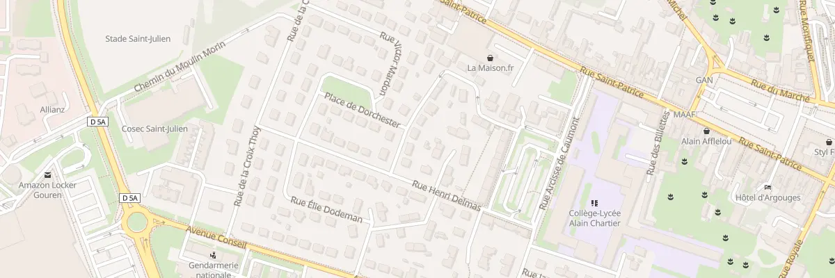 Plan du 15 Rue Paul Petelle à Bayeux