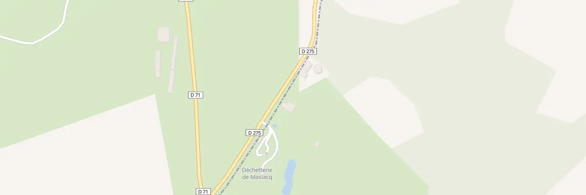 Plan du 25B Rte de Loubieng à Maslacq