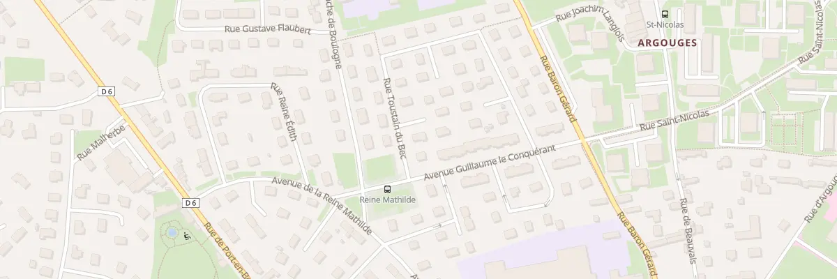 Plan du 4 Rue Toustain du Bec à Bayeux