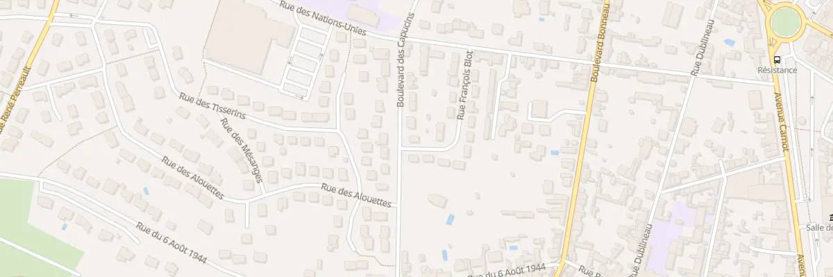 Plan du 16 Rue François Blot à Château-Gontier-sur-Mayenne