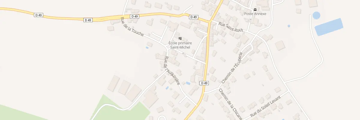 Plan du 1 Rue de la Touche à Menomblet