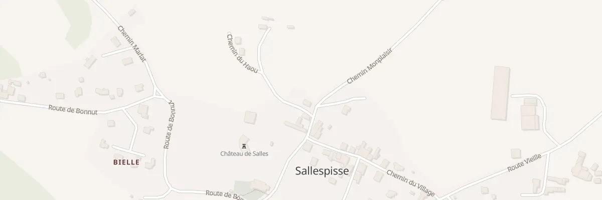 Plan du 5902 Village à Sallespisse