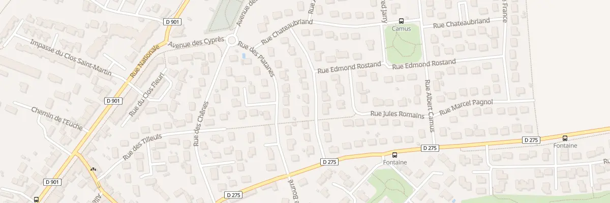 Plan du 9 Rue Jules Renard à Louverné