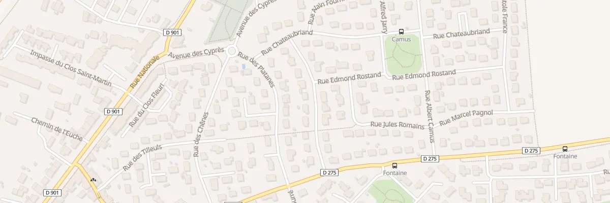 Plan du 11 Rue Jules Renard à Louverné
