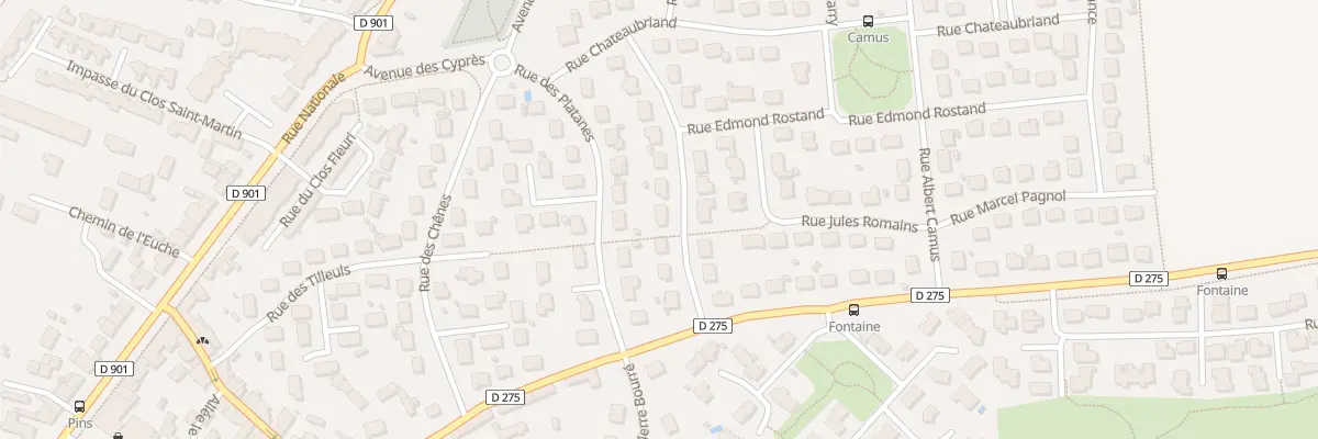 Plan du 7 Rue Jules Renard à Louverné