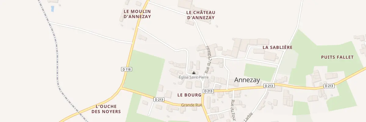 Plan du 11 Pl de l’Eglise à Annezay