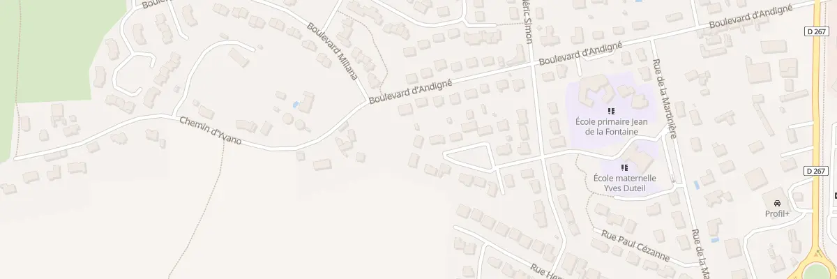 Plan du 12 Rue Jules Emile Bouquerel à Château-Gontier-sur-Mayenne