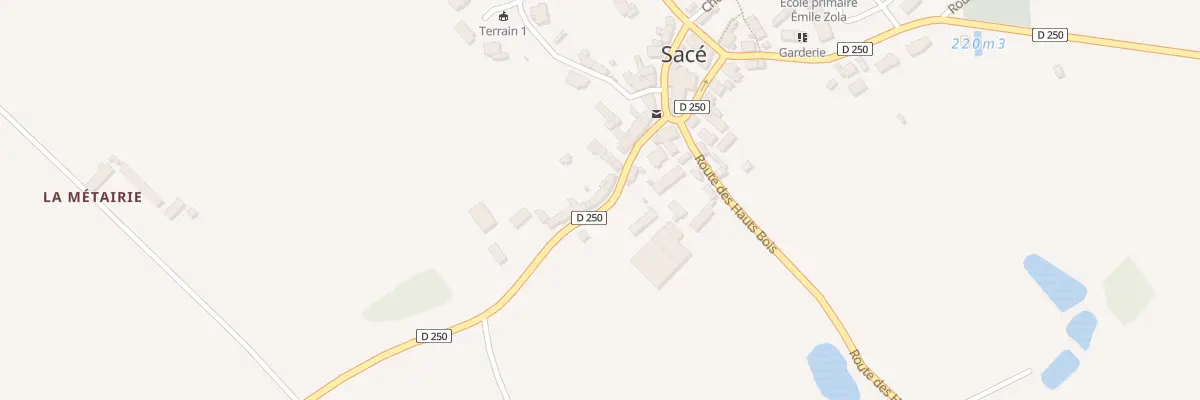 Plan du 5006 Rue des Lilas à Sacé