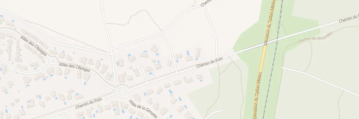 Plan du 56 Che du Foin à Saint-Aubin-de-Médoc