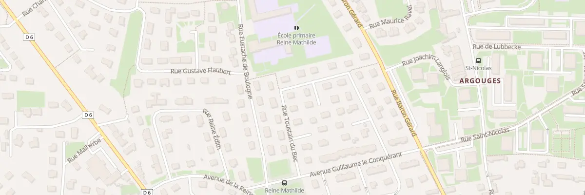 Plan du 16 Rue Toustain du Bec à Bayeux