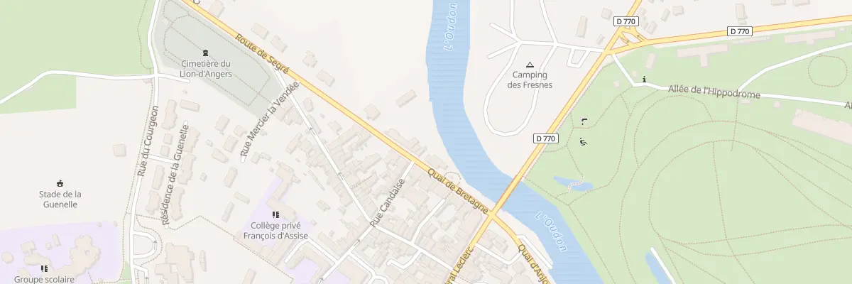 Plan du 9 Quai de Bretagne au Lion-d’Angers