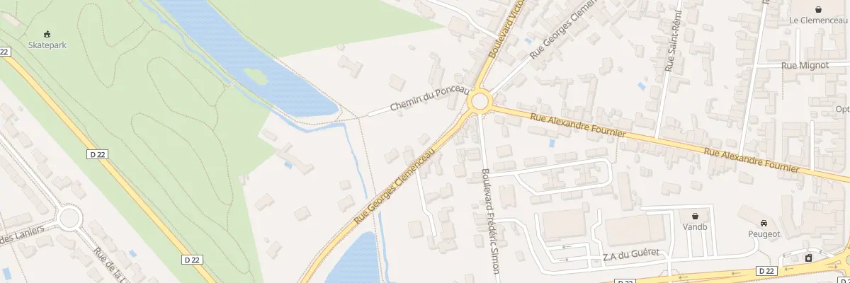 Plan du 20B Rue Georges Clémenceau à Château-Gontier-sur-Mayenne