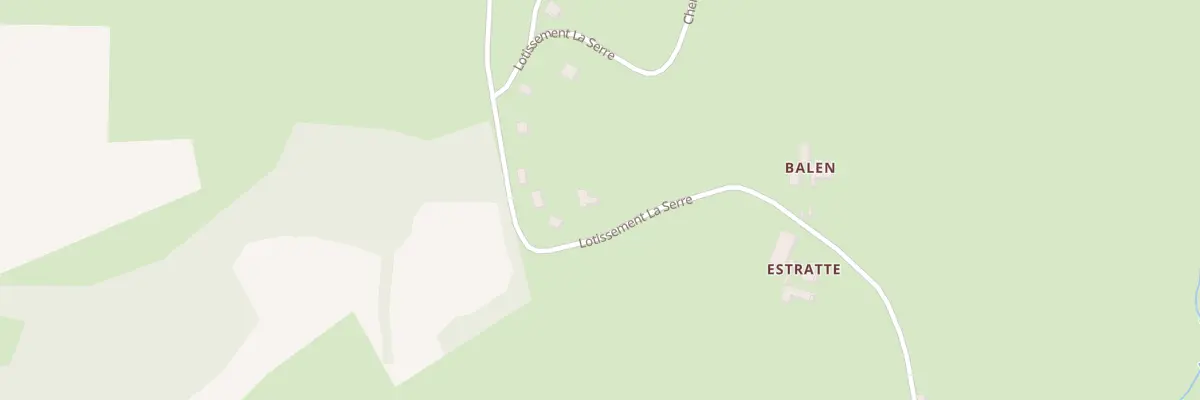 Plan du 1 Lot Lasserre à Aramits