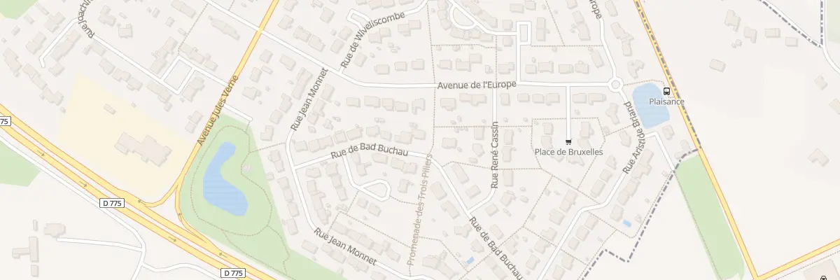 Plan du 15 Rue Bad Buchau au Lion-d’Angers