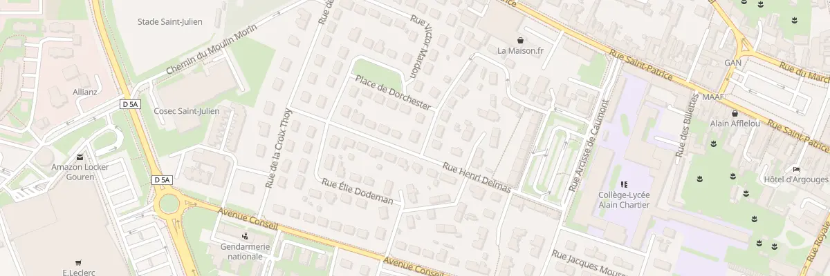 Plan du 16 Rue Paul Petelle à Bayeux