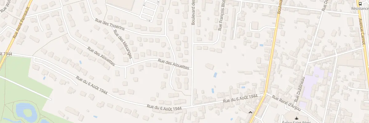 Plan du 2 Rue des Alouettes à Château-Gontier-sur-Mayenne