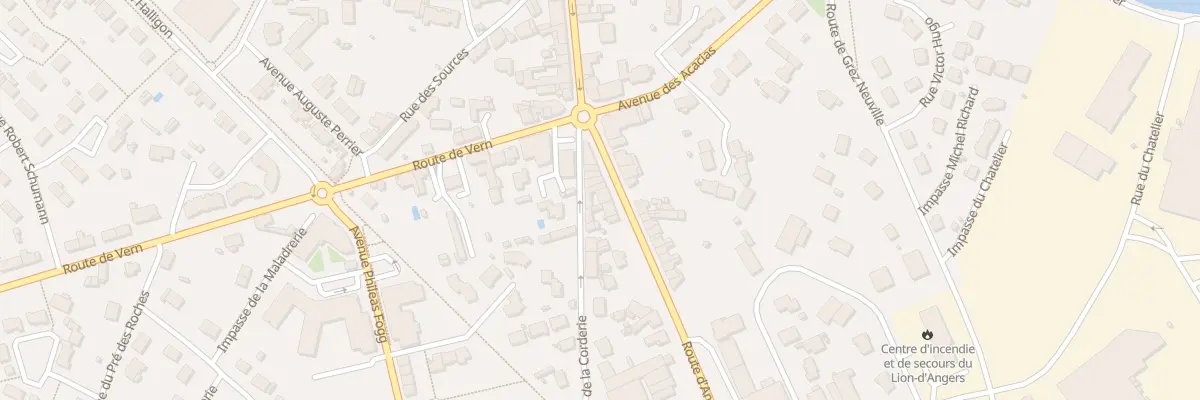 Plan du 7 Rue de la Corderie au Lion-d’Angers