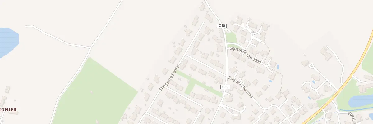 Plan du 9 Rue Pierre Perrier à Vezins