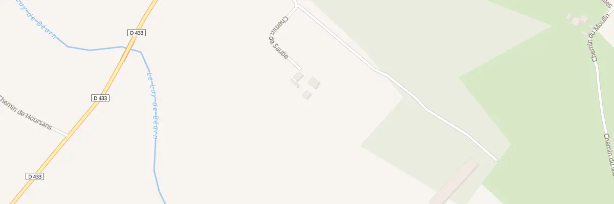 Plan du 354 Che de Sautie à Bonnegarde