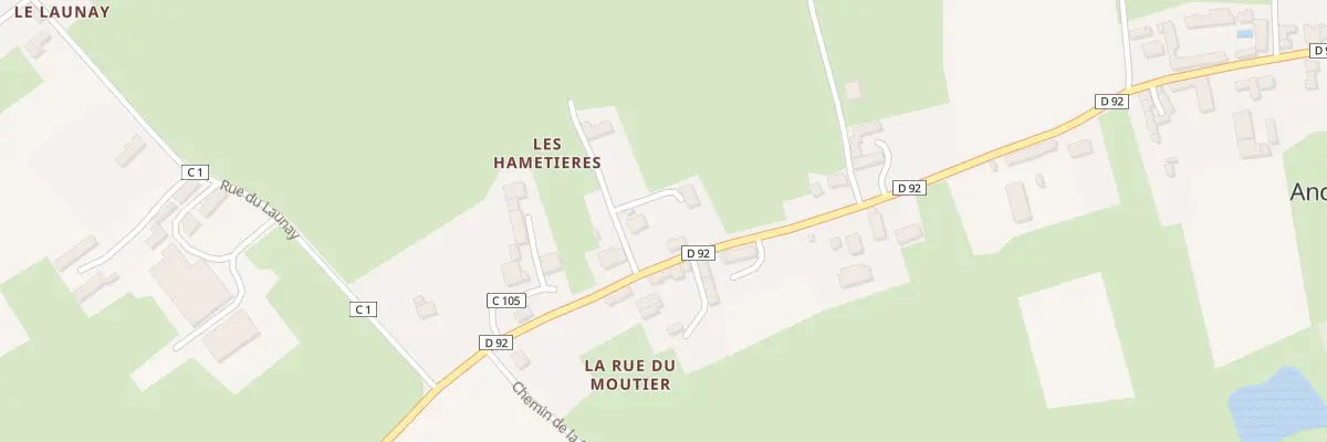 Plan du 572 Rue du Moutier - Anctoville à Aurseulles