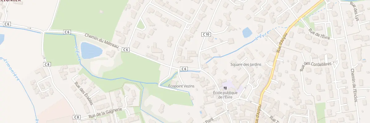 Plan du 4 Che du Métreau à Vezins