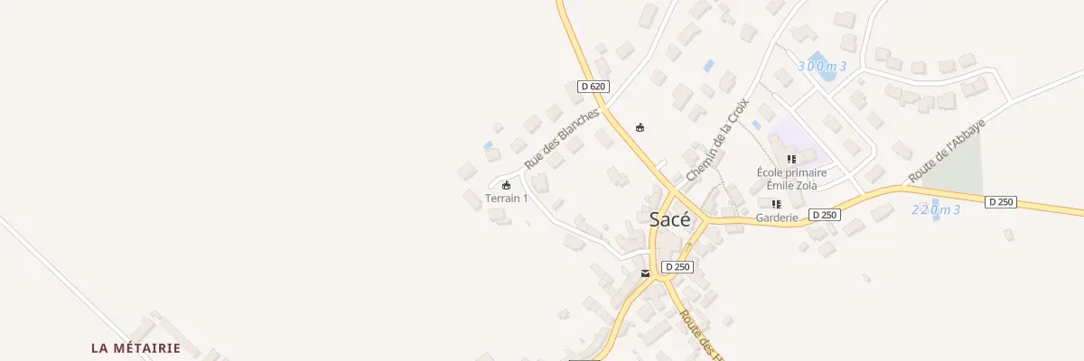 Plan du 4 Rue des Blanches à Sacé