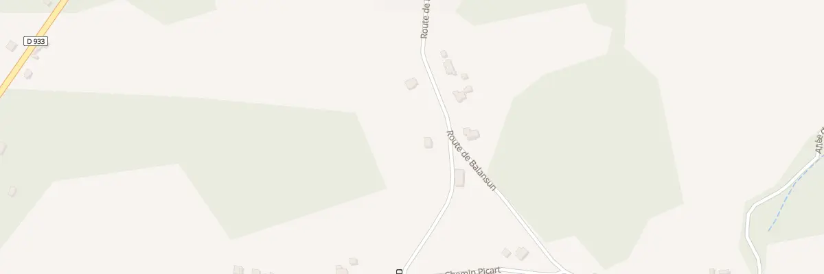 Plan du 1 Che de Picard à Sallespisse