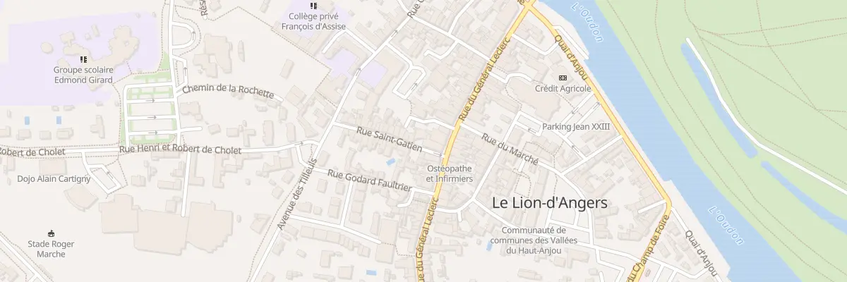 Plan du 29 Rue Saint Gatien au Lion-d’Angers