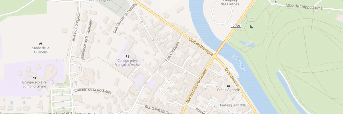 Plan du 7 Rue Candaise au Lion-d’Angers