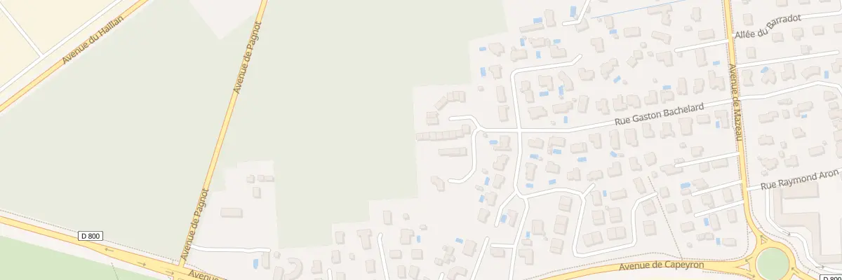 Plan du 40 Rue Gaston Bachelard à Saint-Médard-en-Jalles