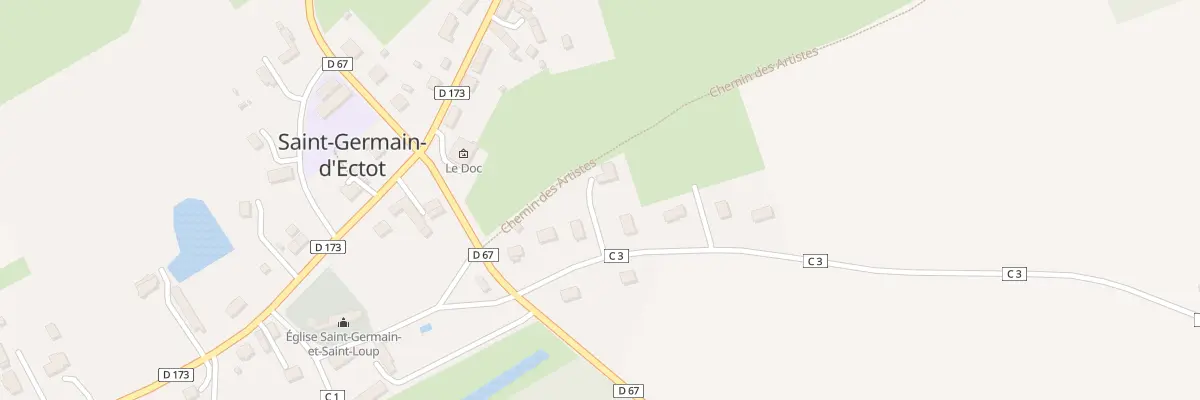 Plan du 73 Rue Jacques Brunet - Ectot à Aurseulles