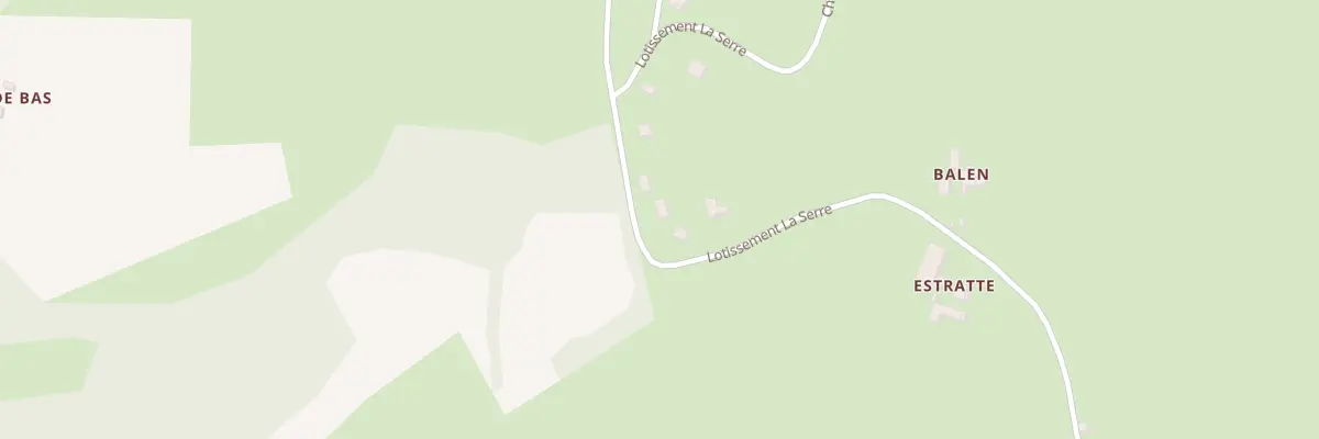 Plan du 3 Lot Lasserre à Aramits