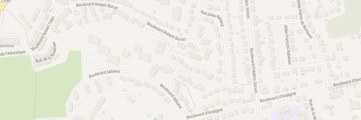 Plan du 30 Rue Jules Renard à Château-Gontier-sur-Mayenne