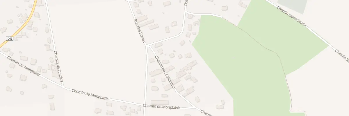 Plan du 2B Che des Calinottes à Lamarque
