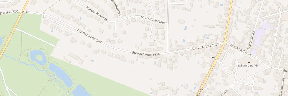 Plan du 28 Rue du 6 Août 1944 à Château-Gontier-sur-Mayenne