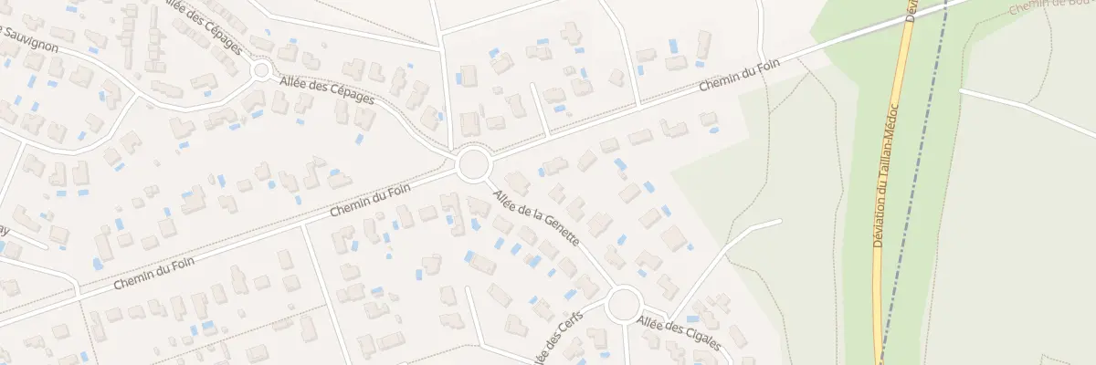 Plan du 41 Che du Foin à Saint-Aubin-de-Médoc
