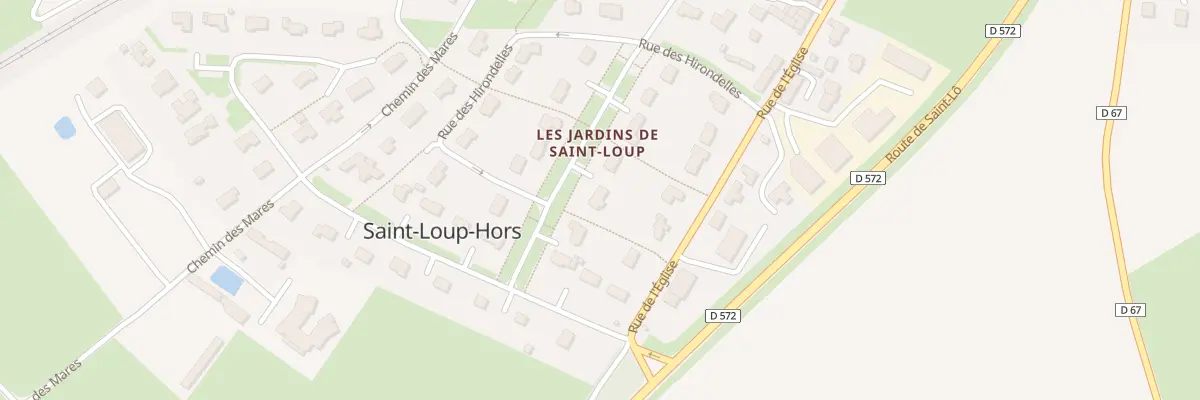 Plan du 4 Rue des deux Chênes à Saint-Loup-Hors