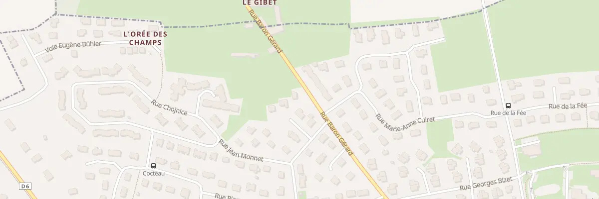 Plan du 45 Rue Baron Gérard à Bayeux