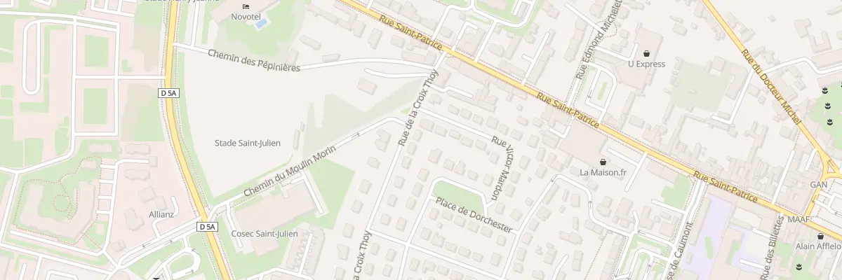 Plan du 3 Rue de la Croix Thoy à Bayeux