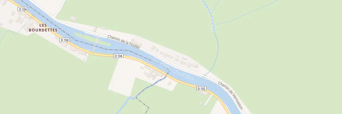Plan du 21 Che de la Foulee à Arçais